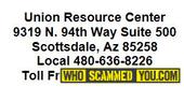 Scam - unionresourcecenter.com/, RIPP OFF ARTISTS - NO UNION AFFILIATION