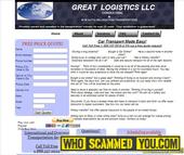 ITS ALL LOGISTICS LLC SCAM http://www.logisticsatitsbest.com/ 289 DANFORTH AVE JERSEY CITY NJ 07305